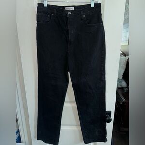 Black Straight Leg Jean- Abercrombie & Fitch